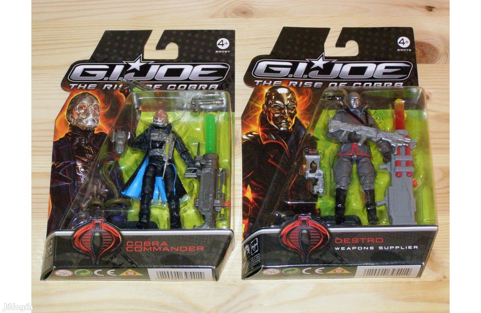 GI Joe ROC 10 cm (3.75") Cobra Commander (v43) & Destro (v23) figura
