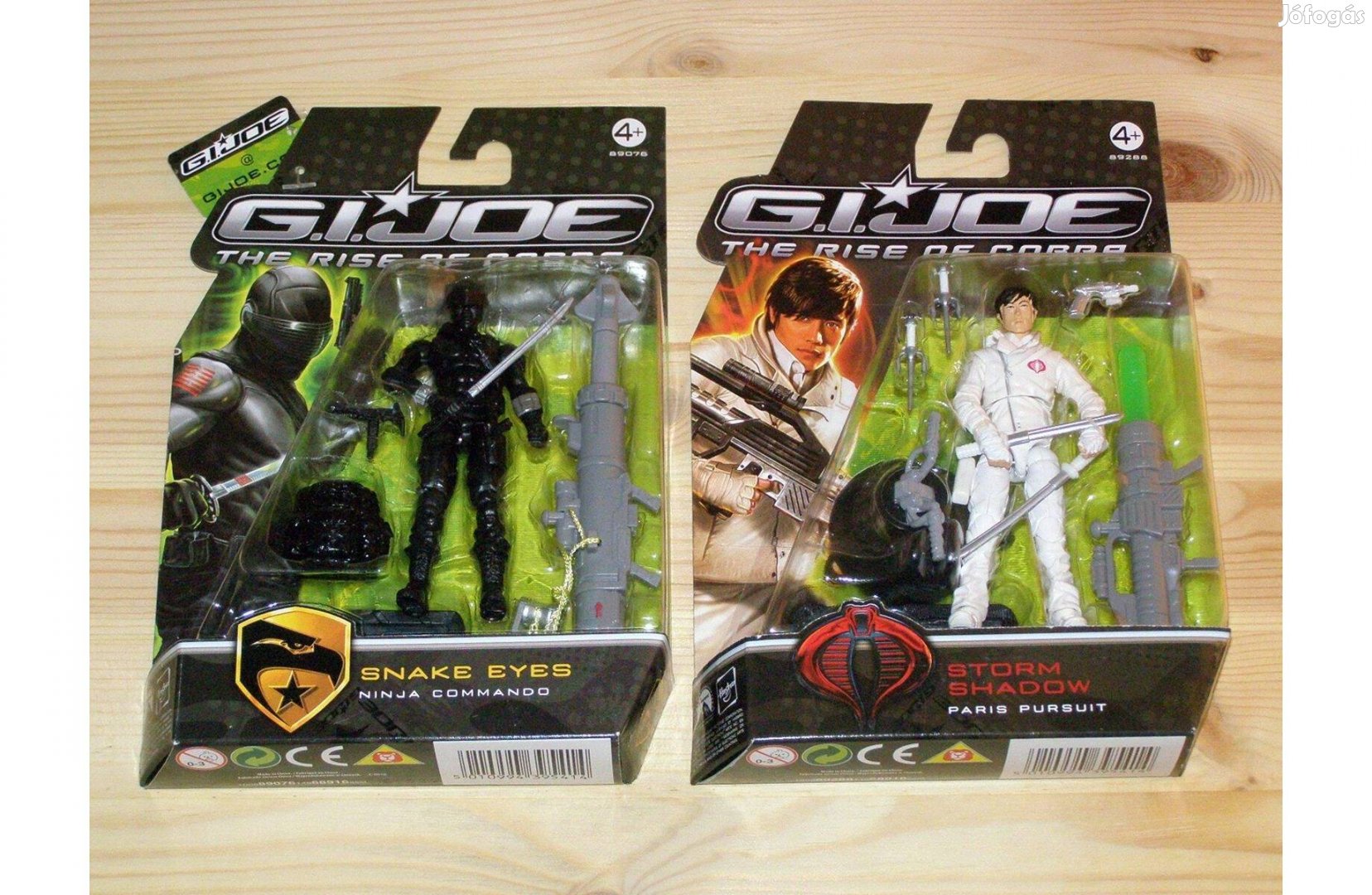 GI Joe ROC 10 cm (3.75") Snake Eyes (v43) & Storm Shadow (v33) figura