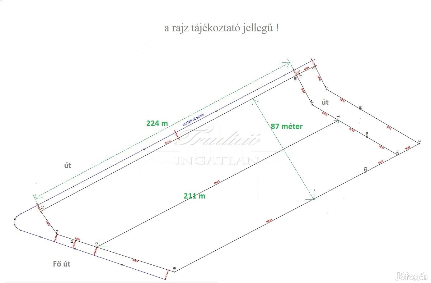 GKSZ SAROKTELEK, KITŰNŐ LOKÁCIÓ, 50 %-OS BEÉPÍTHETŐSÉG, IPARI