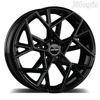 GMP Cartesio Fényes fekete 7,5X18 5X114,3 ET35 CB73,1 | alufelni |