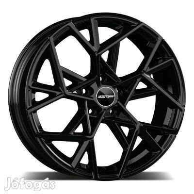 GMP Cartesio Fényes fekete 8X20 5X112 ET27 CB66,5 | alufelni |