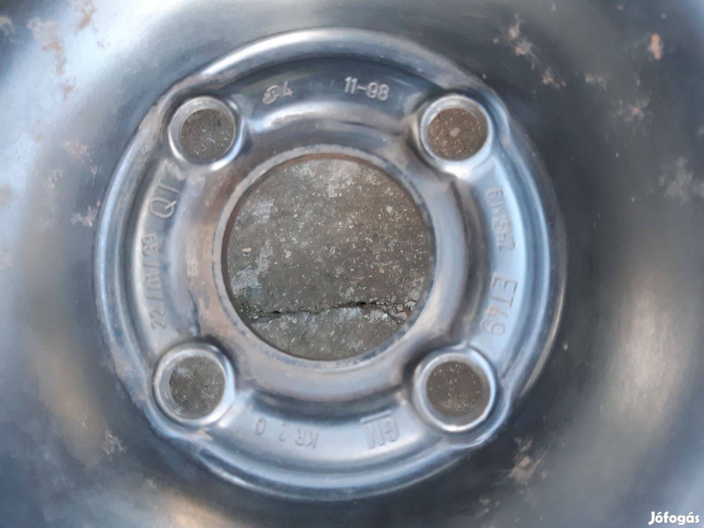 GM Acélfelni 4x100 R15