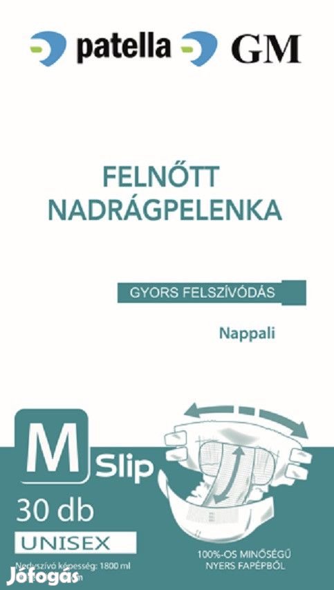 GM SLIP FELNŐTT NADRÁGPELENKA M 1800ML nappali 30 db