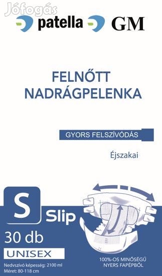 GM SLIP FELNŐTT NADRÁGPELENKA S 2100ML éjszakai 30 db
