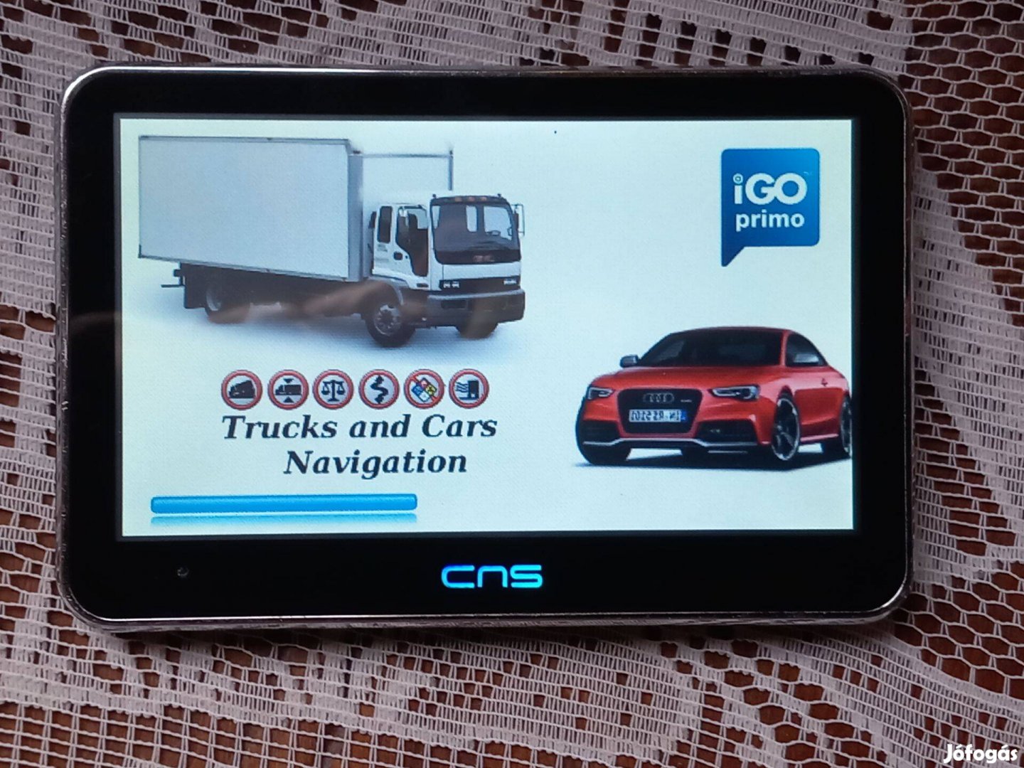 GPS, friss térképekkel, kamionos infókkal
