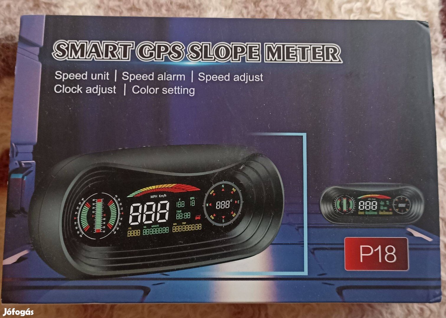 GPS, sebesség mérő,dölésszög mérő, tengerszint mérő