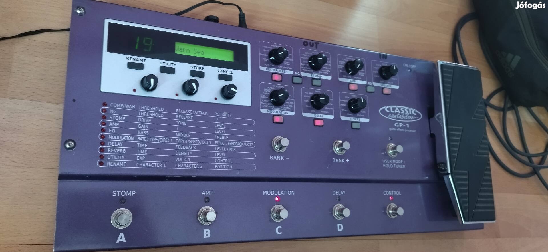 GP-1 gitár multi effekt 