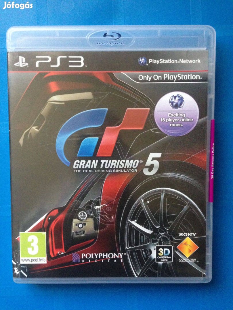 GRAN Turismo 5 ps3 játék,eladó,csere is