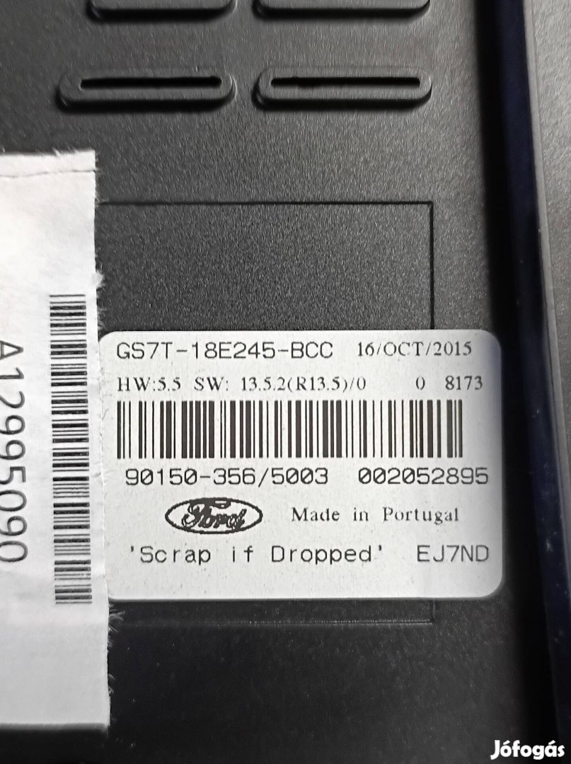 GS7T-18E245-BCC Ford Mondeo mk5 rádió fűtés vezérlő panel gomb 