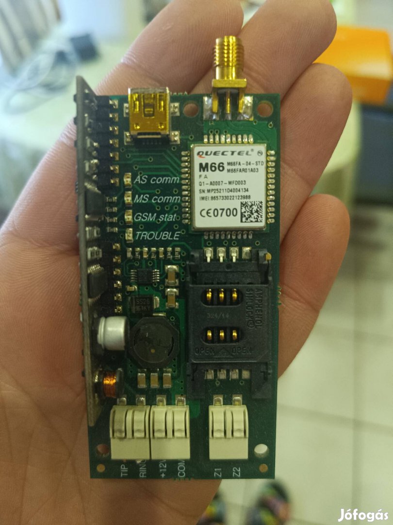 GSM kommunikátor modul riasztóhoz