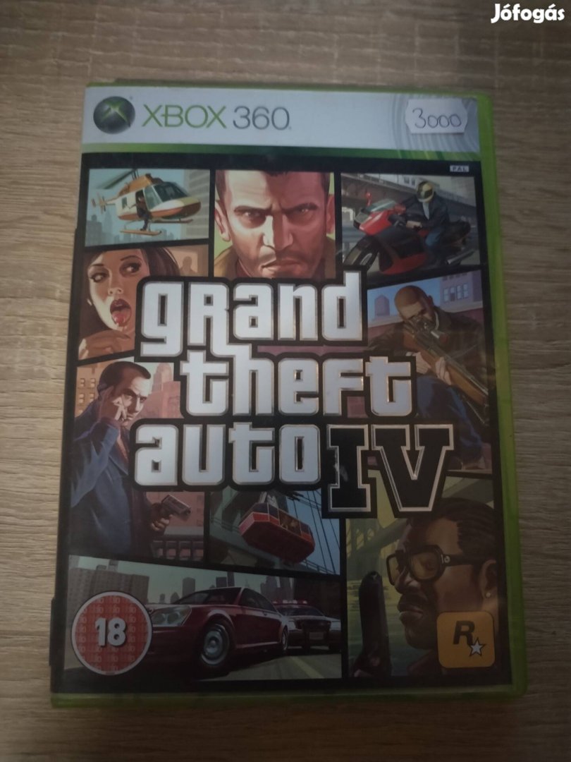 GTA 4 eredeti Xbox 360 játék 