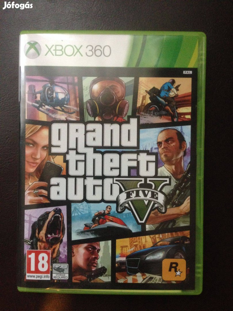 GTA 5 eredeti xbox360 játék eladó-csere