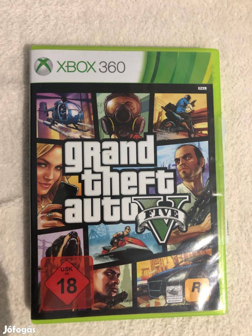 GTA V Grand Theft Auto 5 Xbox 360 játék