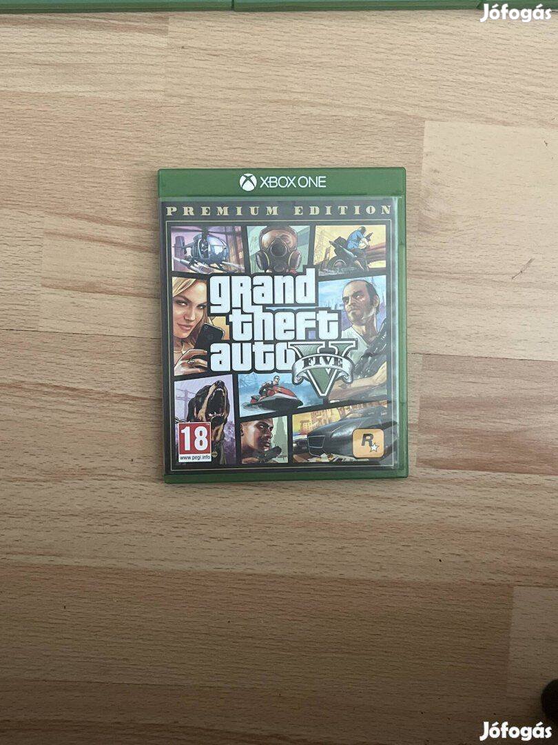 GTA V (Premium Edition) - eredeti xbox ONE játék