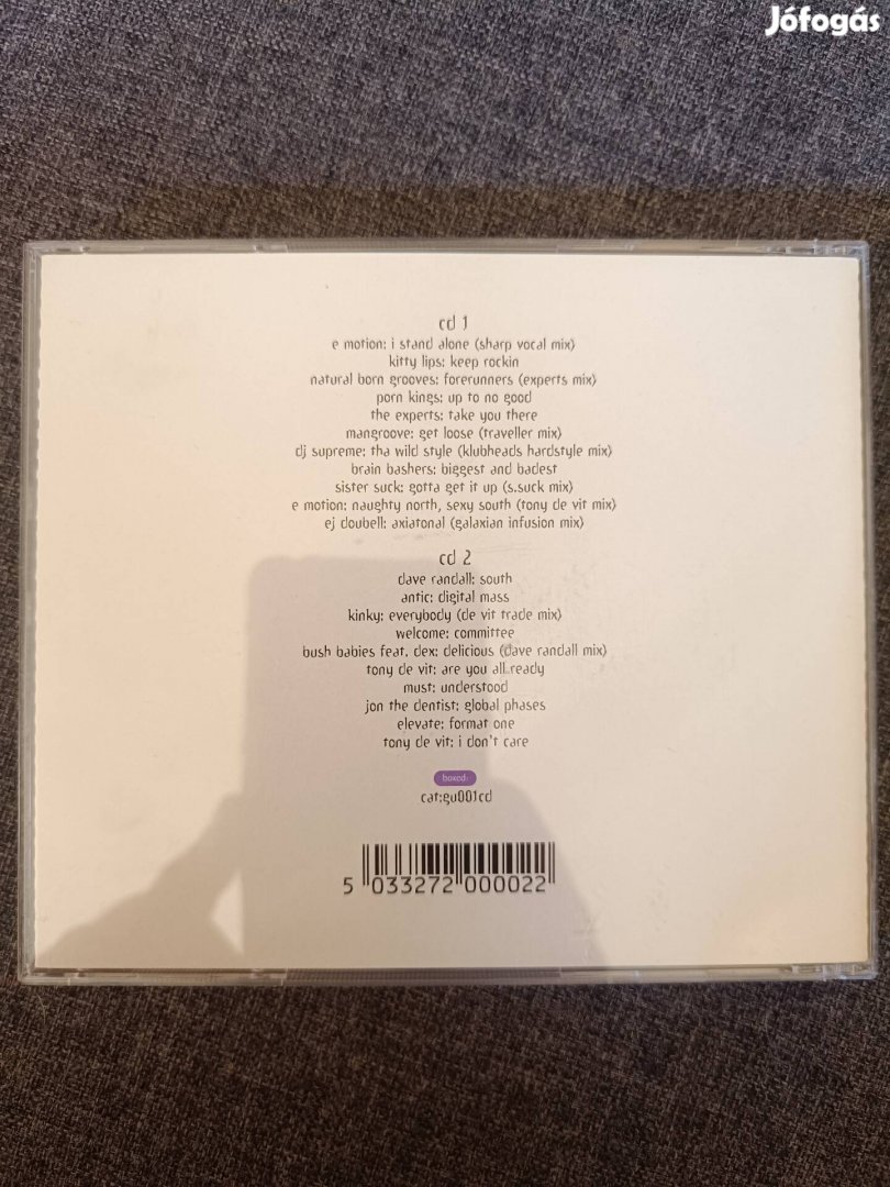 GU001 Tony De Vit - Tel Aviv 2CD Global Underground 001 Proghouse