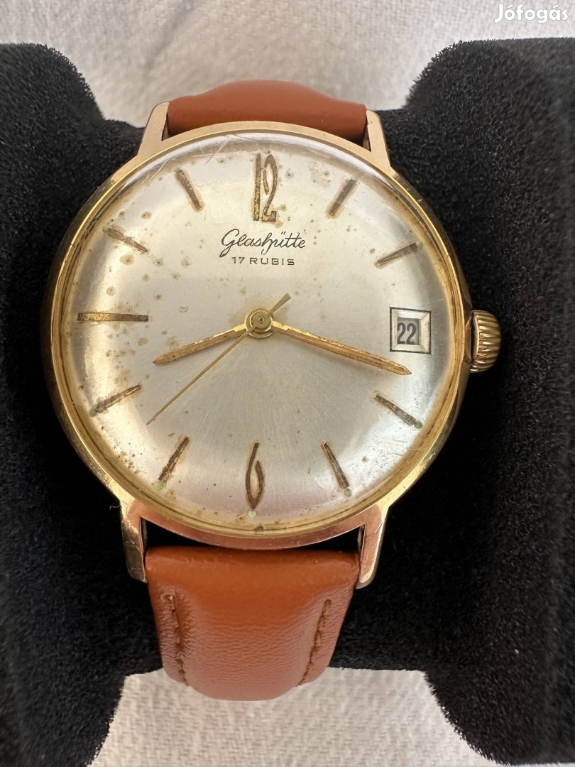 GUB Glashütte Ritka 69.1 szerkezet, 20 mikron aranyozott