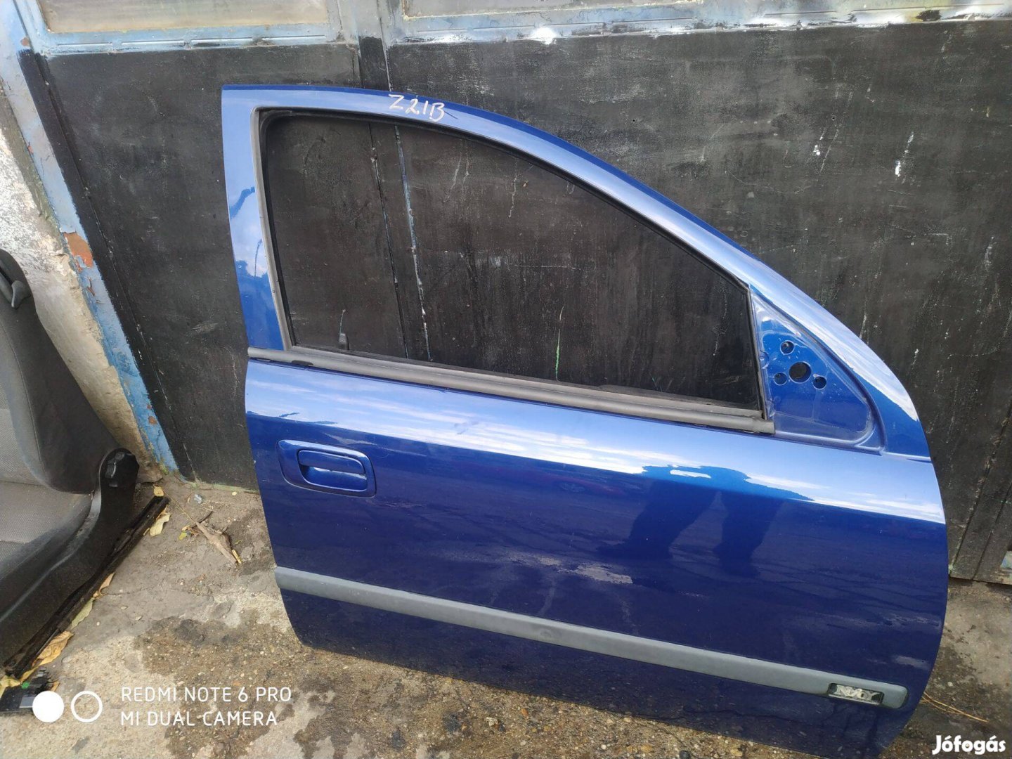 G Astra kék jobb első ajtó Z21B