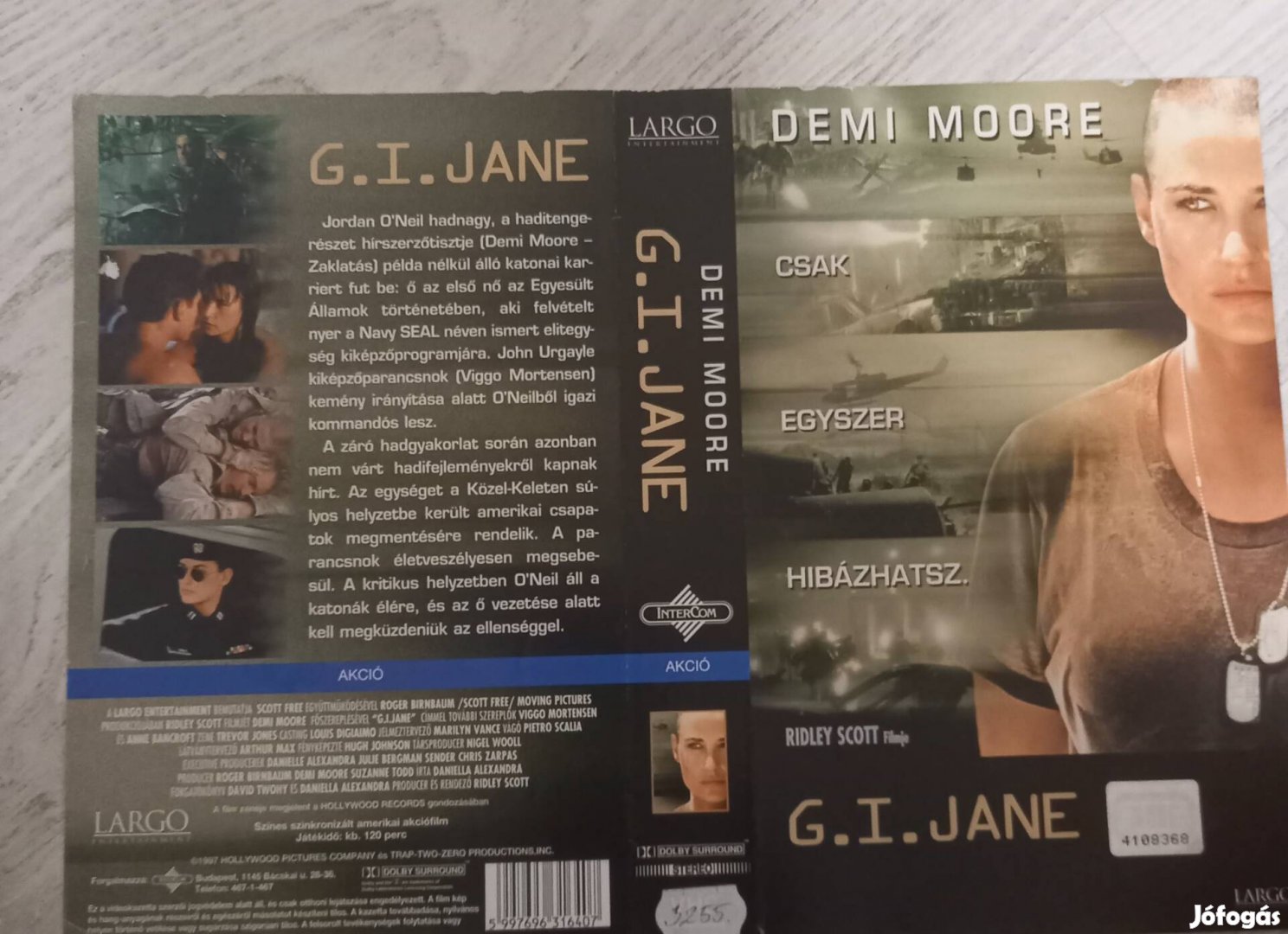 G.I Jane - akció vhs - Demi Moore