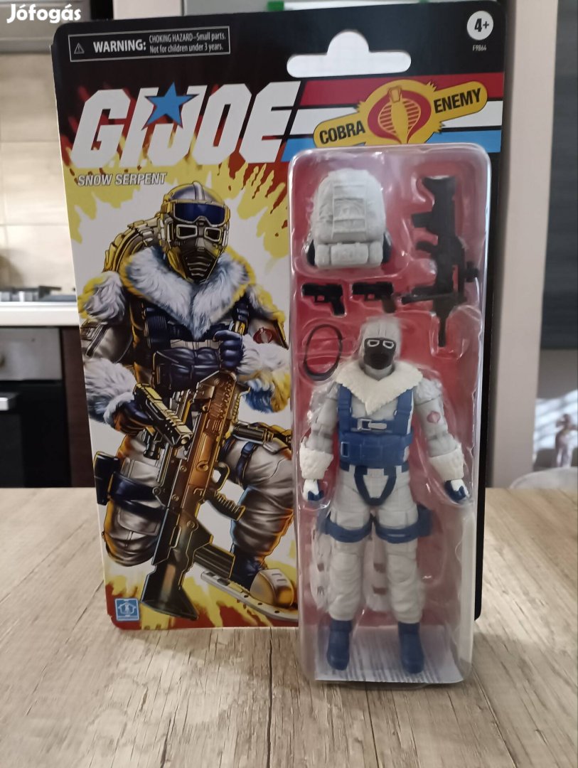 G.I. Joe Classified Snow Serpent retro hátlap 