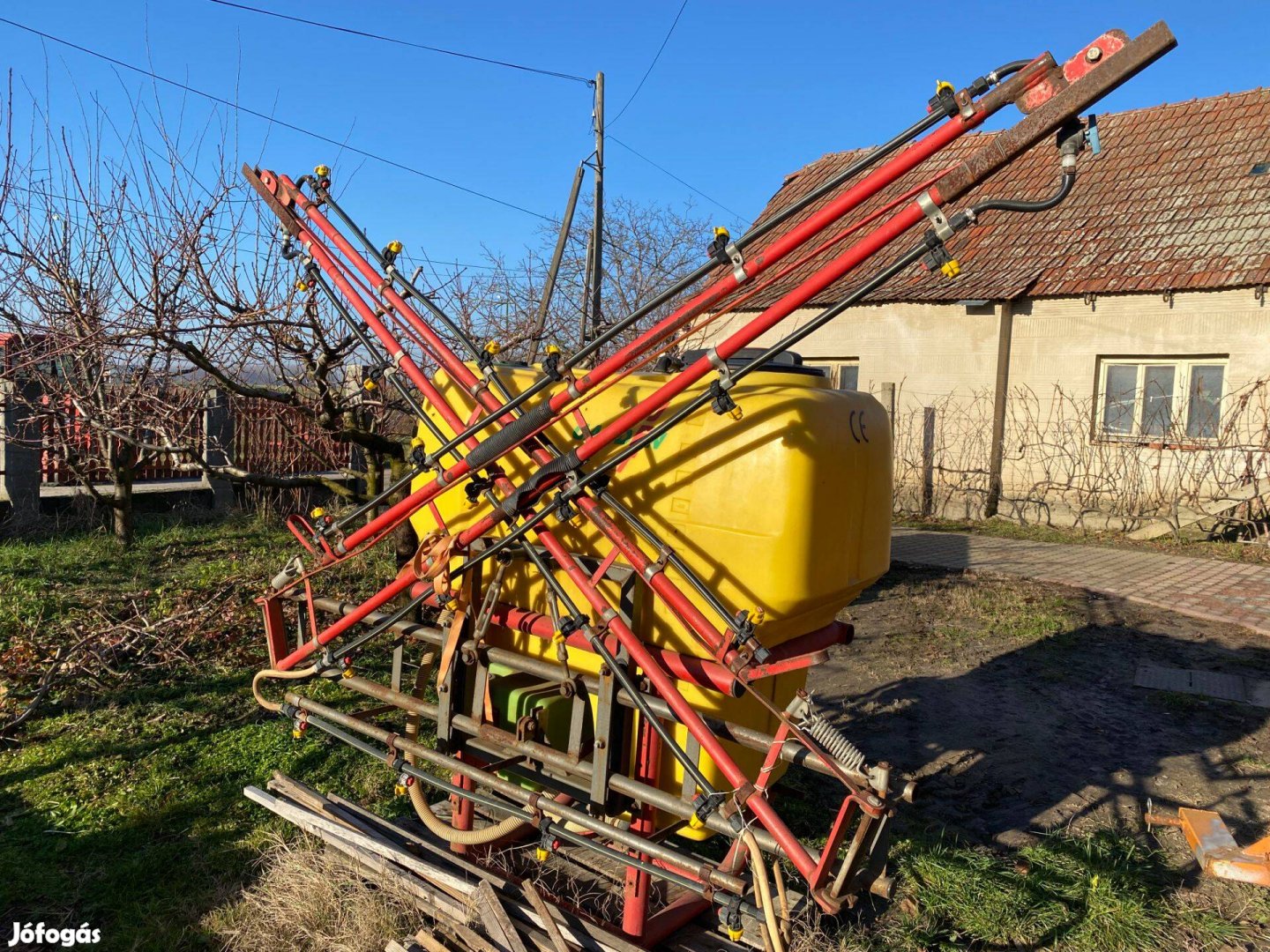 G-JET 600 függesztett permetező, Friss vizsgával eladó