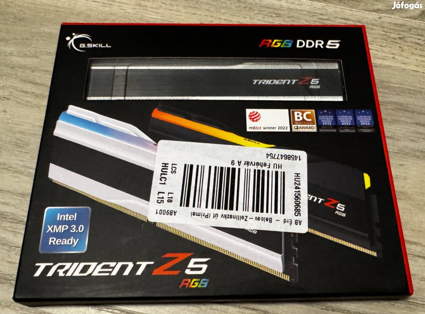 G.Skill Trident Z5 RGB 32GB (2x16) DDR5 RAM 6000 Memória