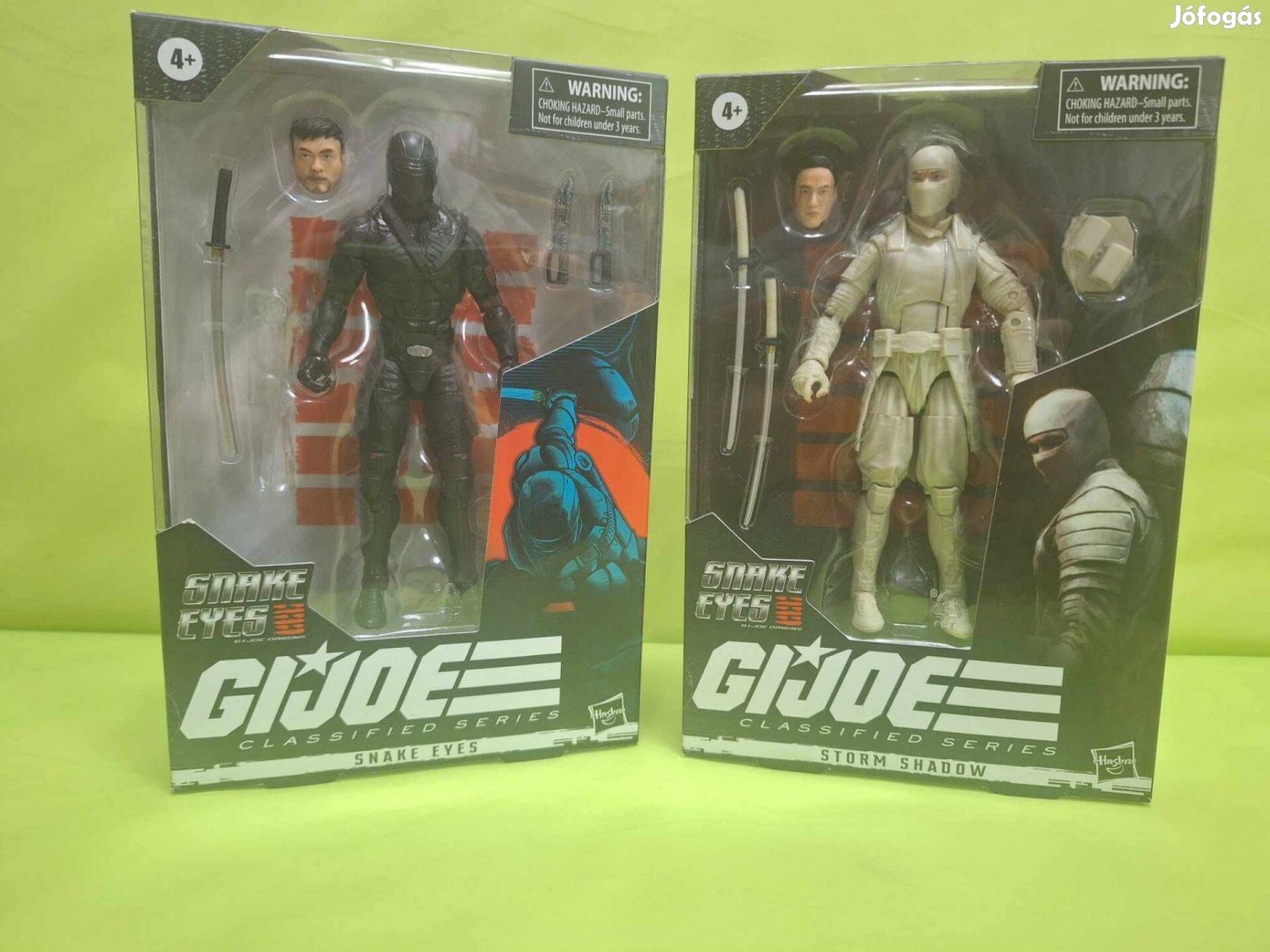 G. I. Joe Classified Snake Eyes és Storm Shadow ninja g.i. gi joe