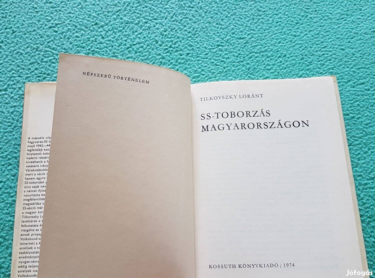 G. L. Rozanov: SS-toborzás Magyarországon (Népszerű történelem) könyv