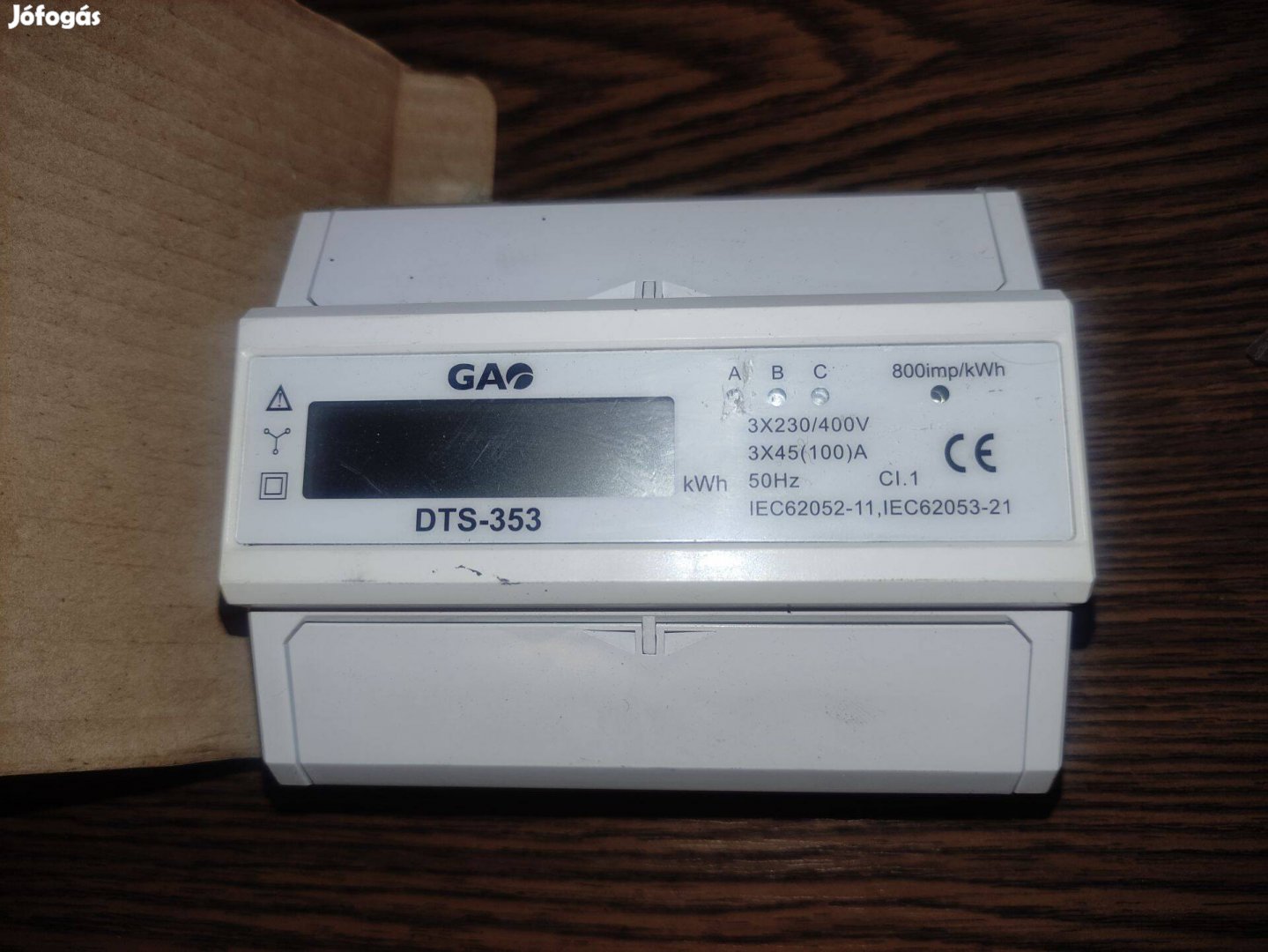 Ga dts 353 3 pólusu almérő fogyasztásmérő villanyszerelés technika