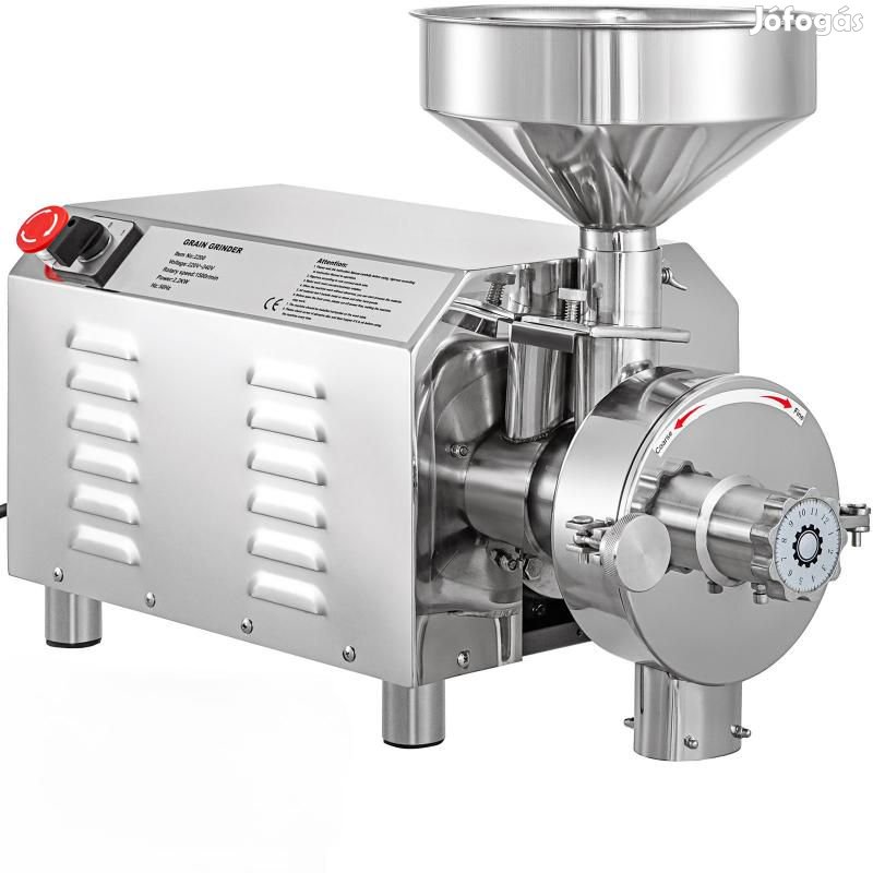 Gabona daráló és őrlő gép  tárcsás  30-50kg/h-2200W