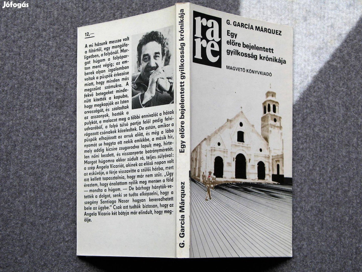 Gabriel Garcia Marquez Egy előre bejelentett gyilkosság krónikája / RA