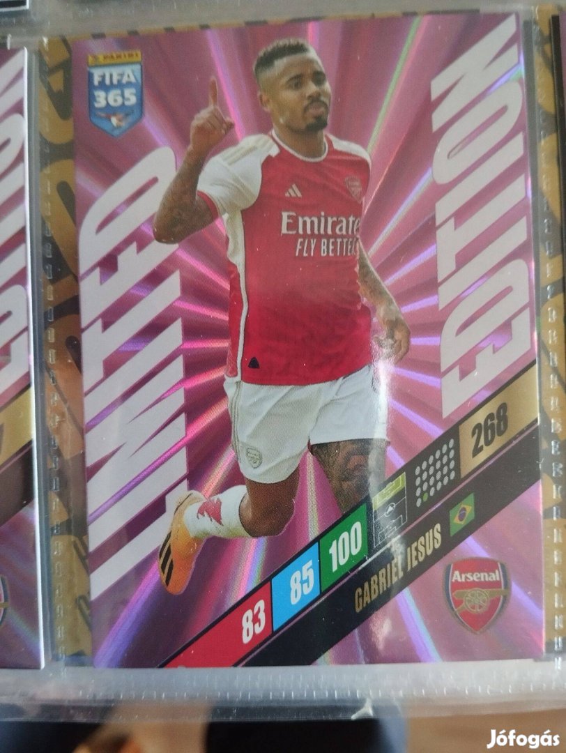 Gabriel Jesus (Arsenal) FIFA 365 2024 Limited edition focis kártya