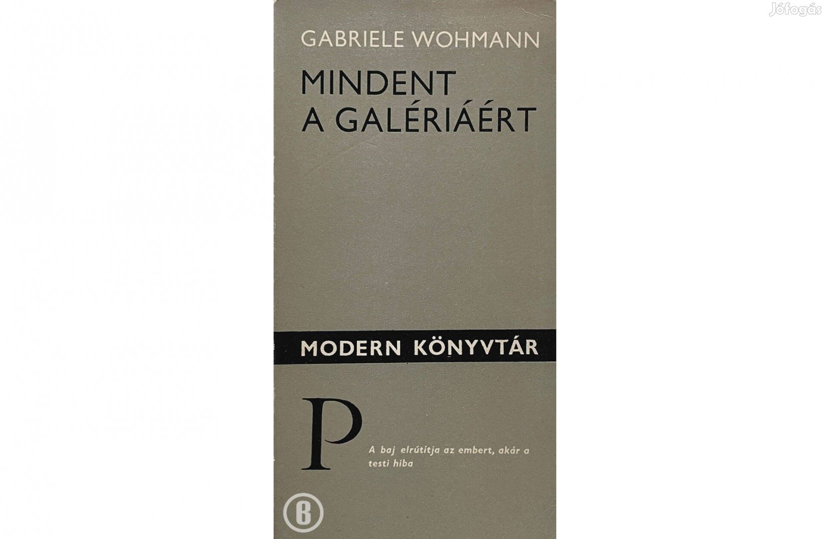 Gabriele Wohmann: Mindent a galériáért (Csak személyesen!)