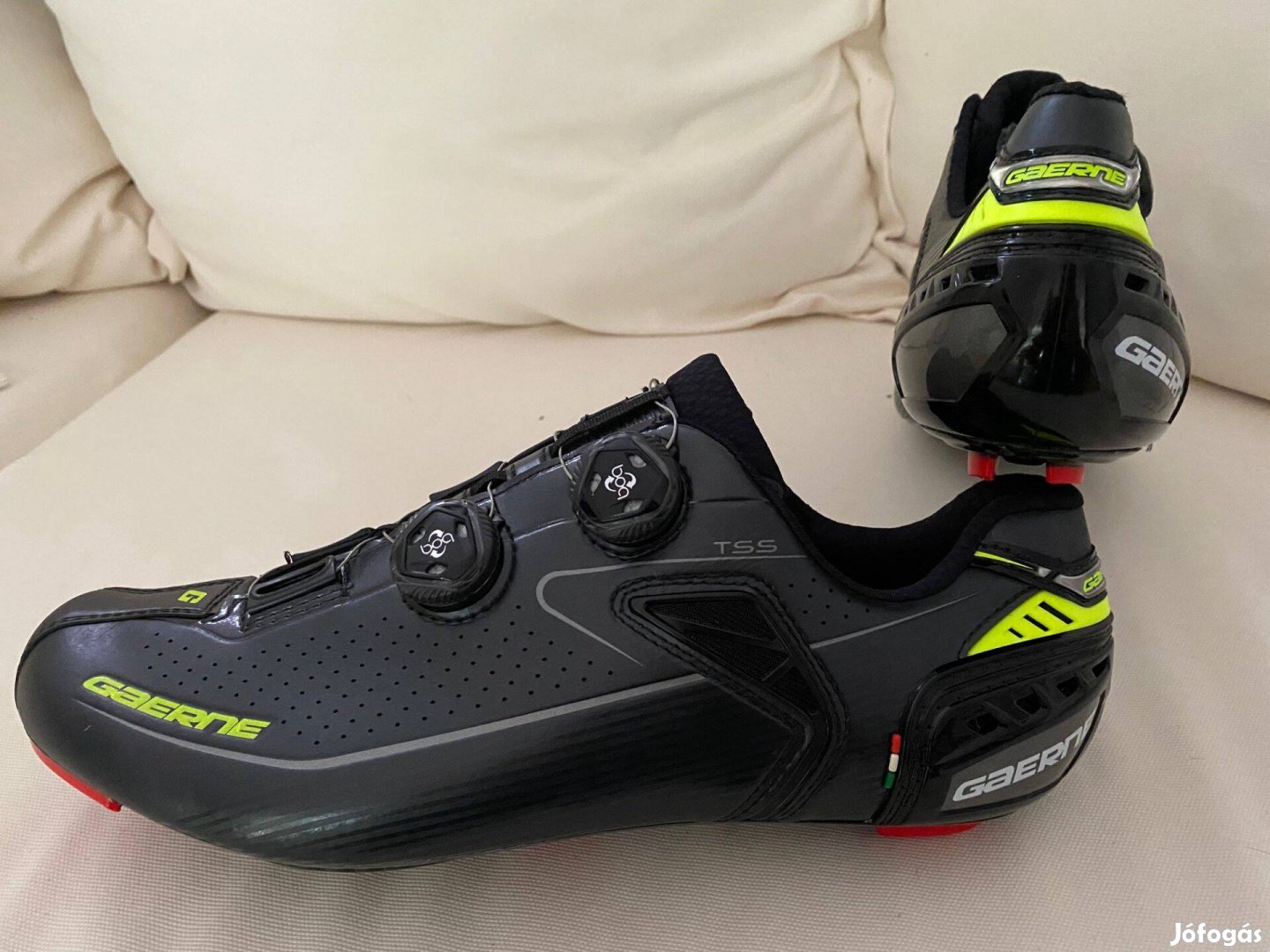 Gaerne Kerékpáros Cipő Új 47 Méret Carbon Boa Look Shimano Keo