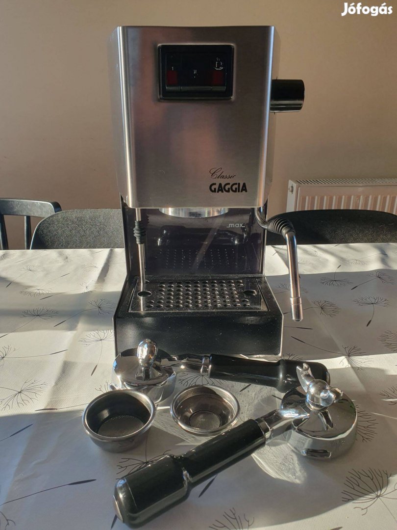 Gaggia Classic 2003, Rancilio Silvia gőzkar, kávéfőző, kávégép, IMS