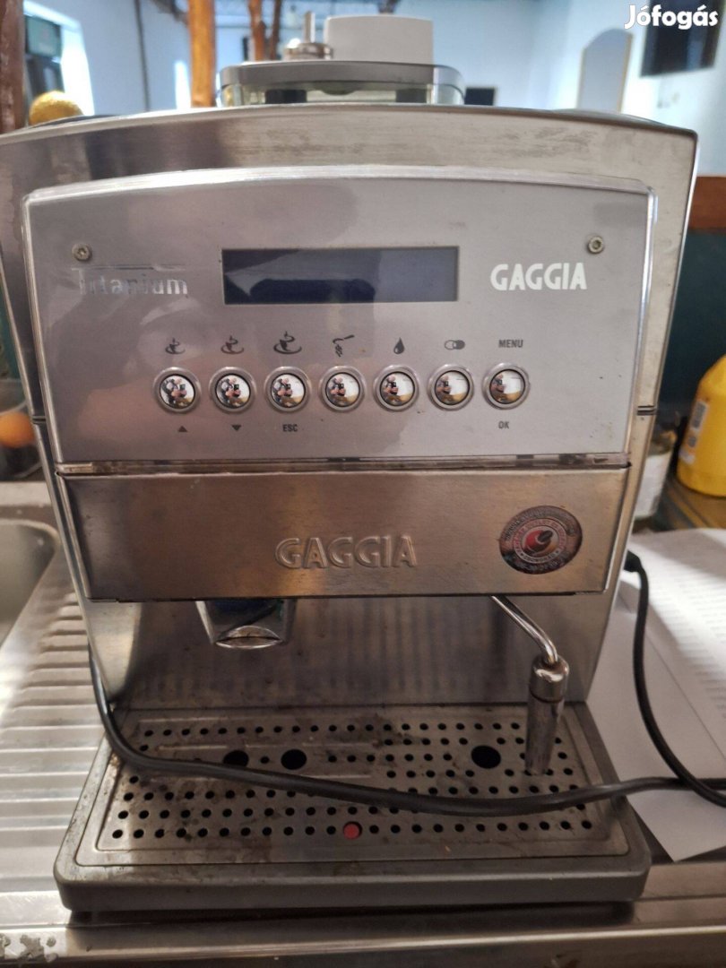 Gaggia Titanium automata kávé főző.Felújítva