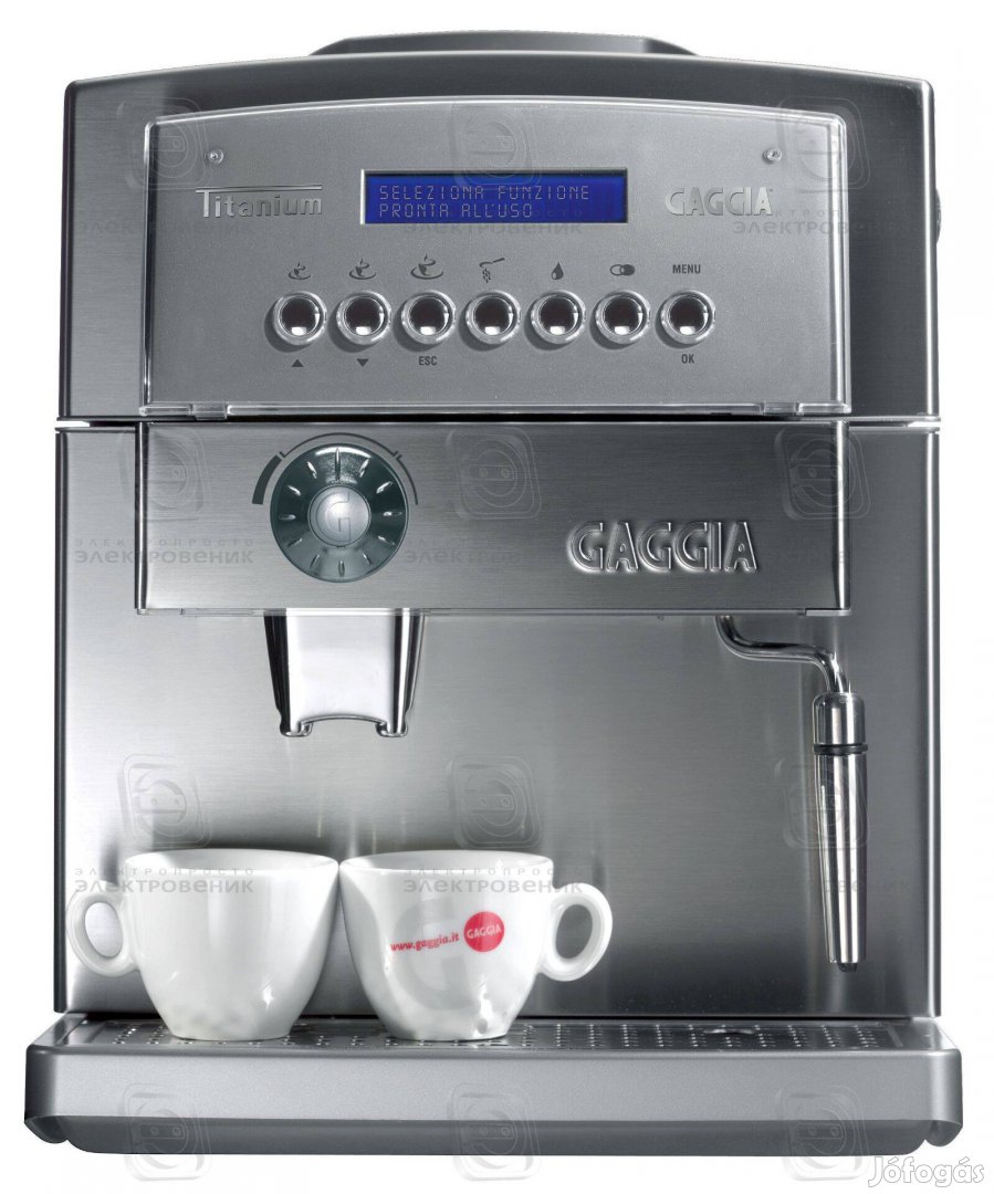 Gaggia Titanium kávéfőző, kávégép eladó garanciával