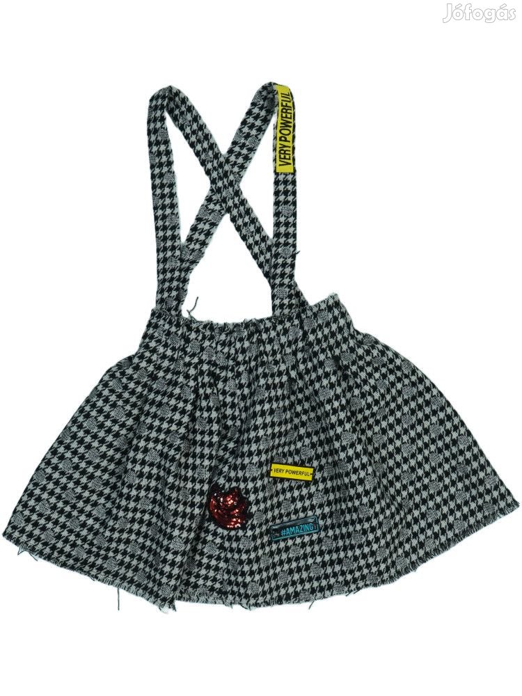 Gaialuna Új címkés Lány Kantáros szoknya Méret 134