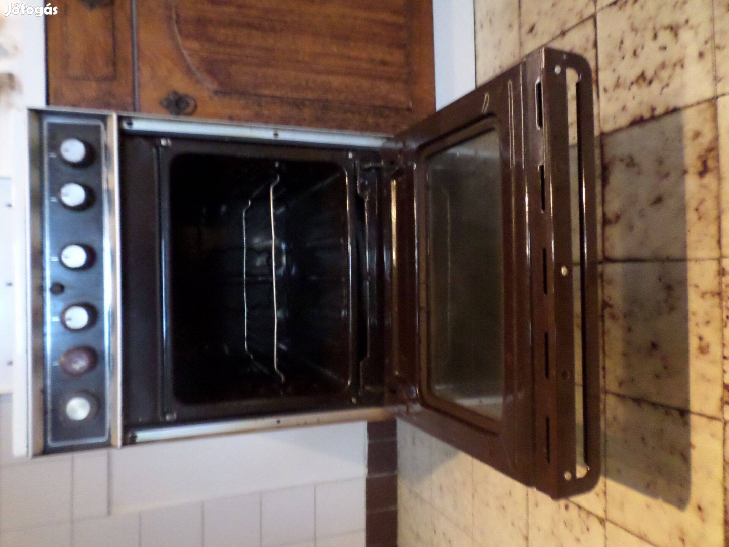 Gála 75 gáztűzhely 4 égős- barna zománc-üveg