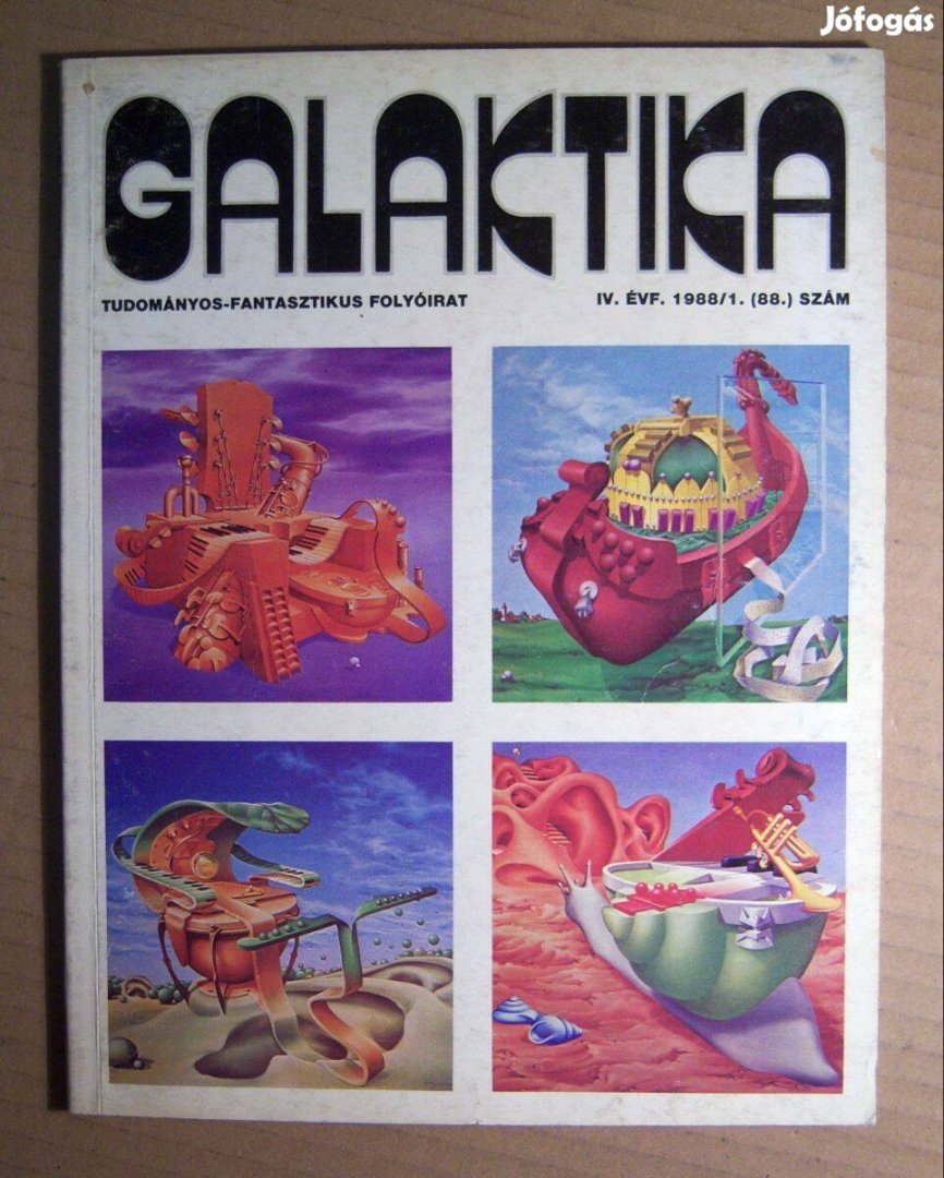 Galaktika 1988/1 (88.szám) foltmentes (6kép+tartalom)