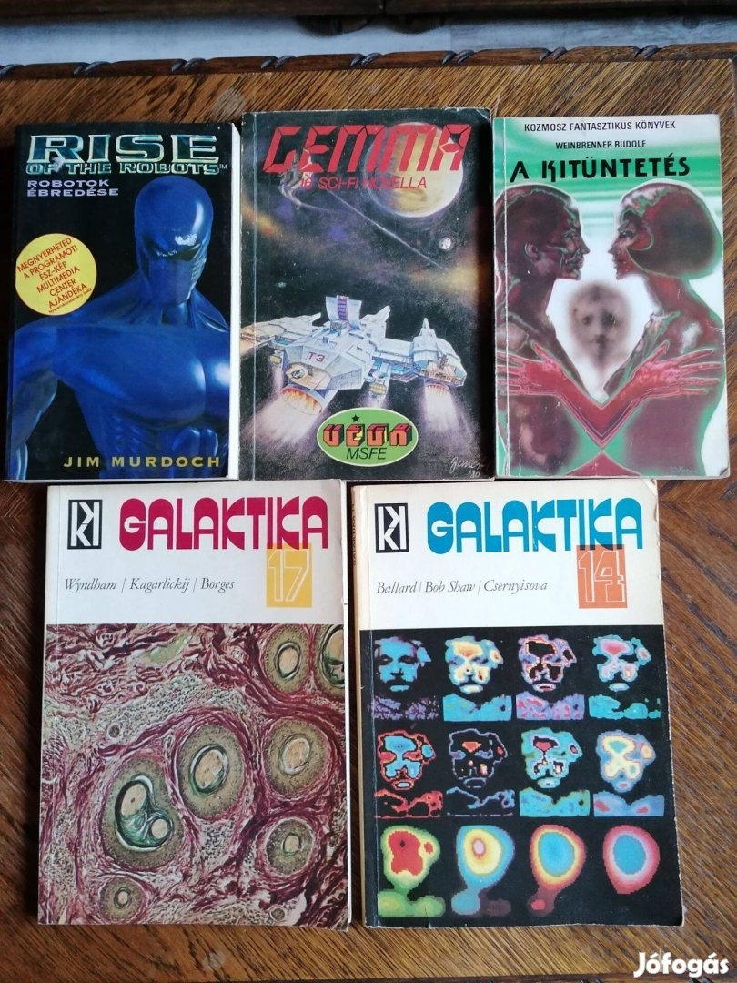Galaktika, kozmosz, sci-fi könyvek