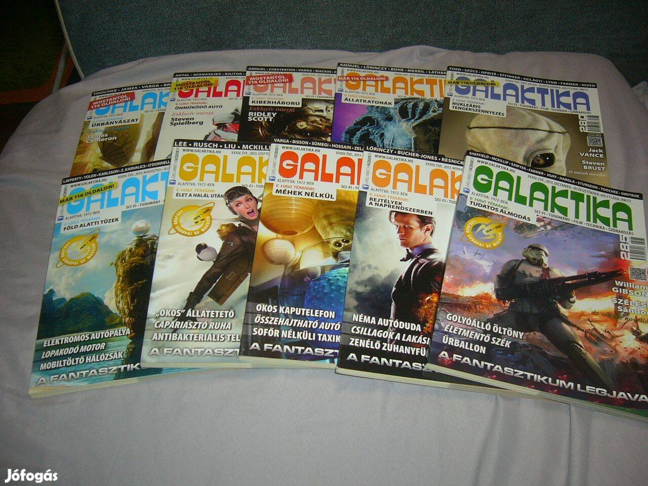 Galaktika sci-fi magazin - 2013 évfolyam 10 db