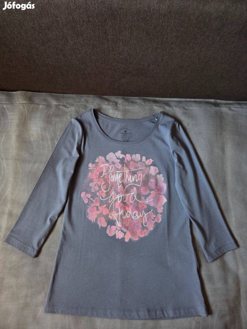 Galambkék színű TOM Tailor 34-es ujjú pólók M