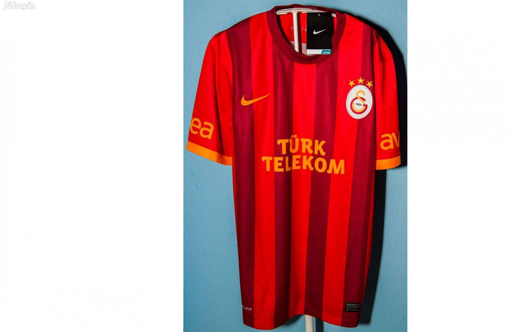 Galatasaray eredeti Nike 2013-14-es narancssárga bordó mez (XL)
