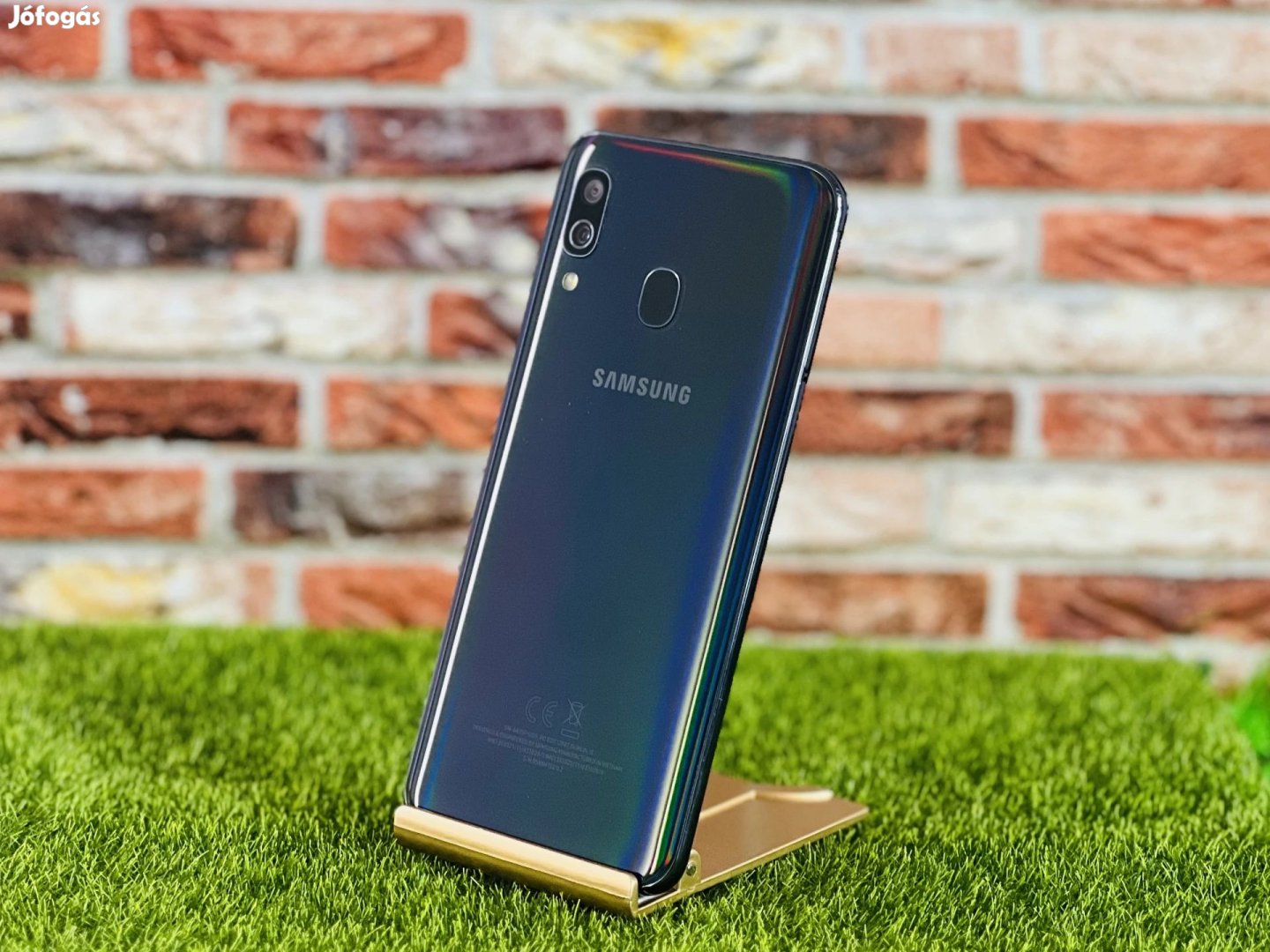 Galaxy A40 64 GB Black szép állapotú - 12 HÓ GARANCIA