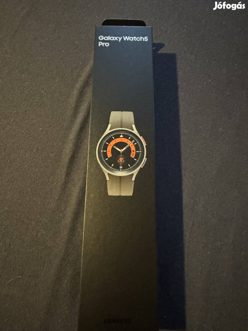 Galaxy Watch5 Pro 45 szürke titanium