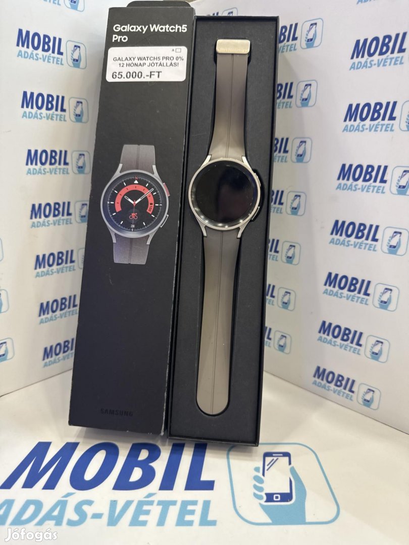 Galaxy Watch 5 pro 45mm Egyéb, 12 hó garancia