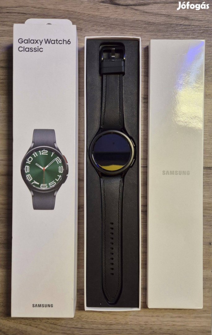 Galaxy watch 6 Clssic 47 e-sim 1év gar újszerű