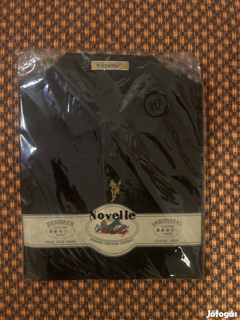 Galéros xxl-s póló Fekete Novelle