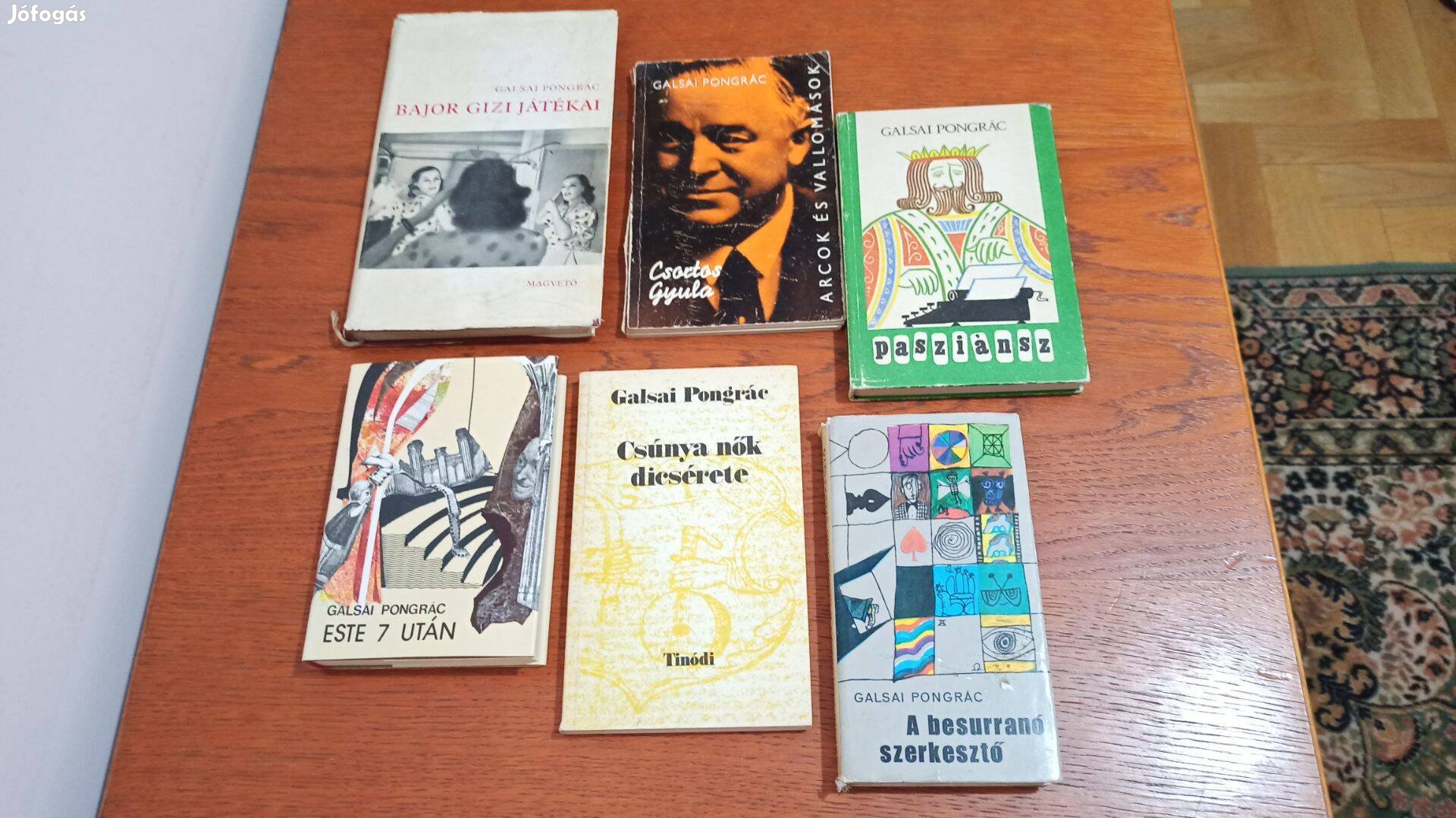 Galsai Pongrác könyvcsomag 7 db könyv