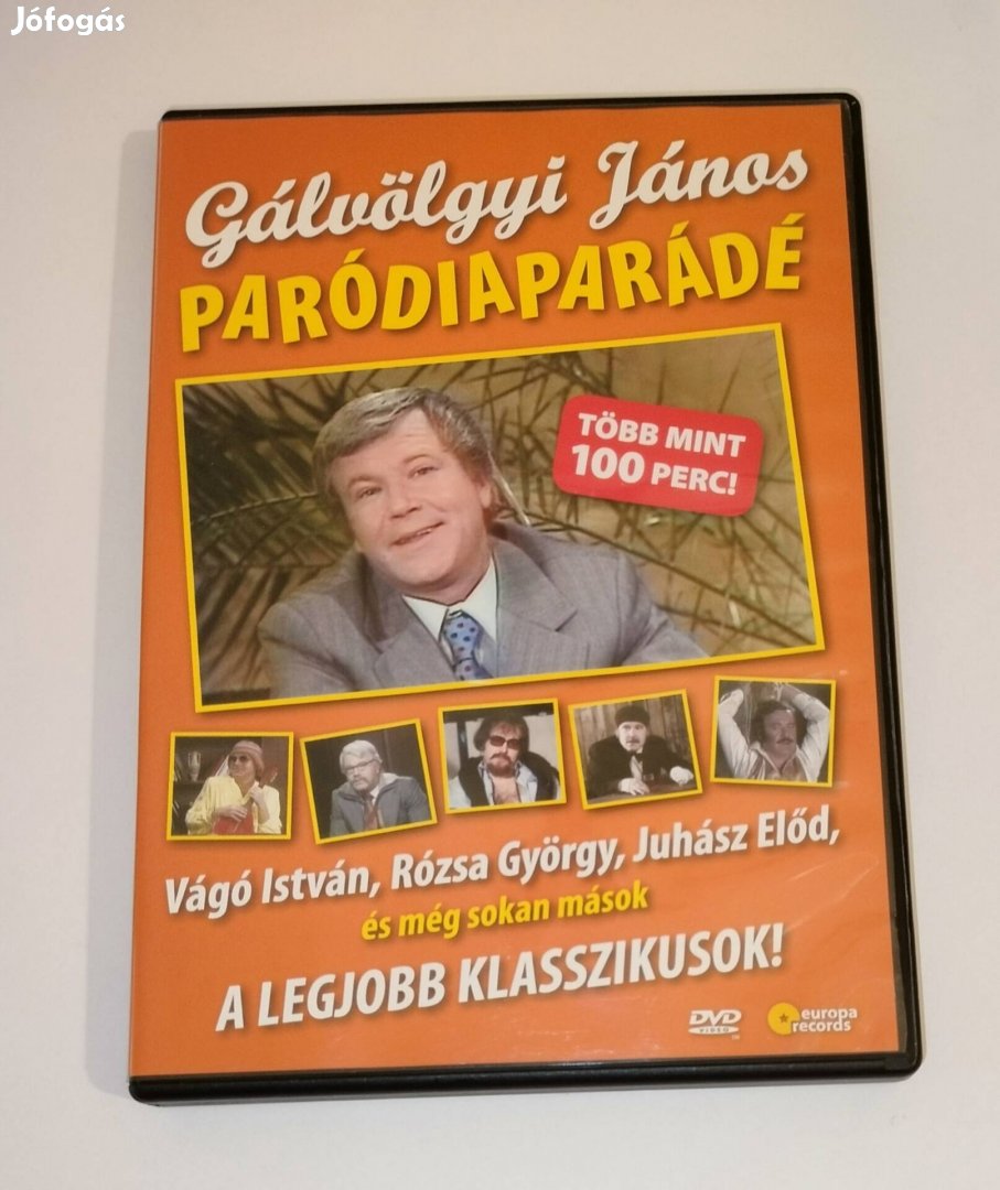 Gálvölgyi János paródiaparádé klasszikusok dvd